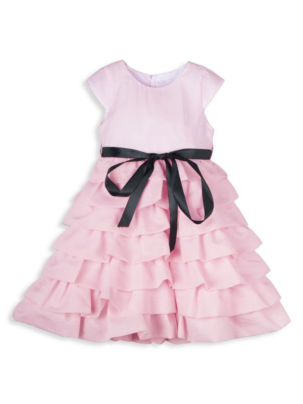 Joe-Ella Little Girl's Organza Tiered Dress